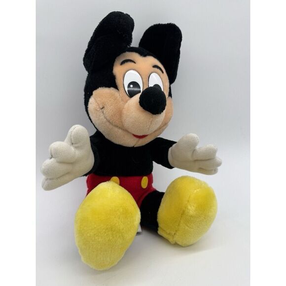 Vintage Mickey Mouse Plush Stuffed Animal Toy Doll Walt Disney World Disneyland - Picture 3 of 7